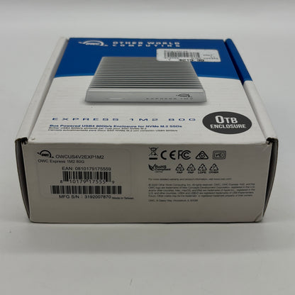 New OWC Express Enclosure for NVMe M.2 SSDs OWCUS4V2EXP1M2