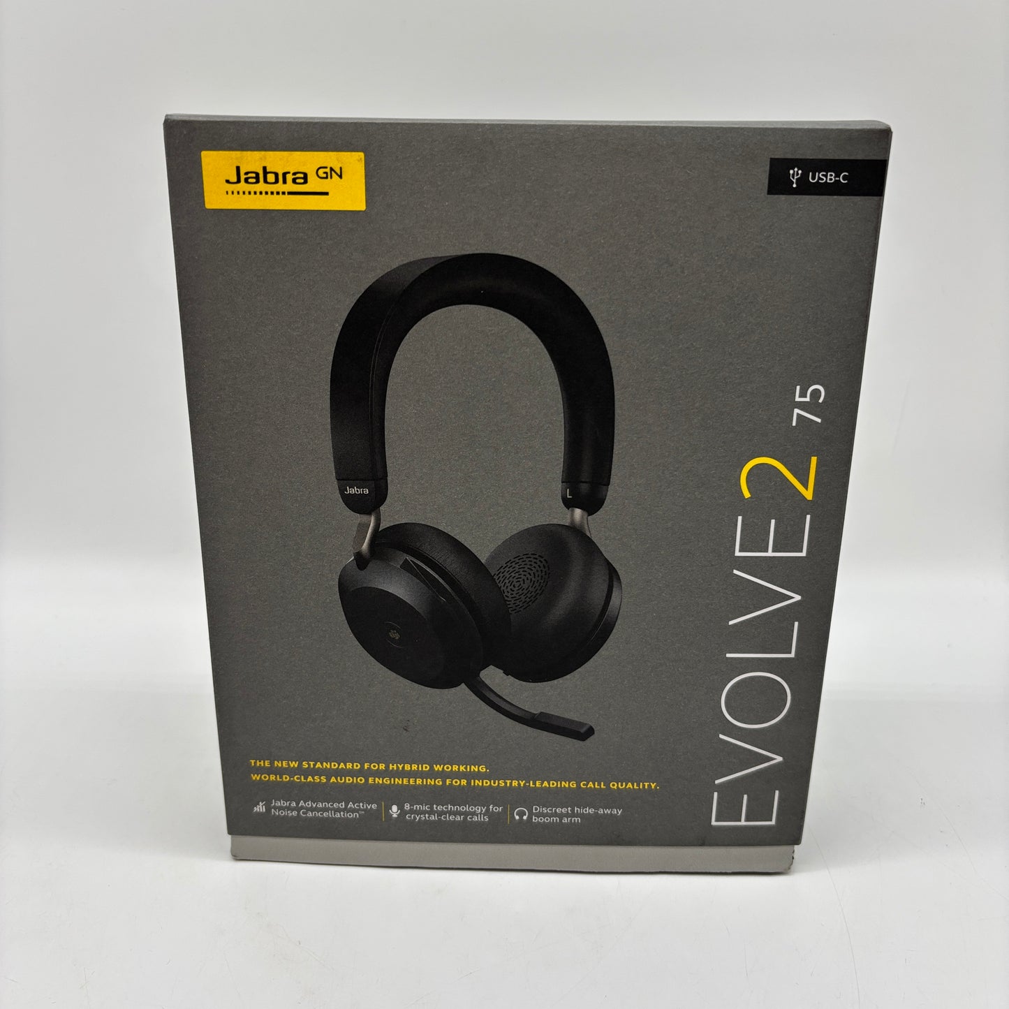 New Jabra Evolve2 75 Wireless Headset Black HSC150W
