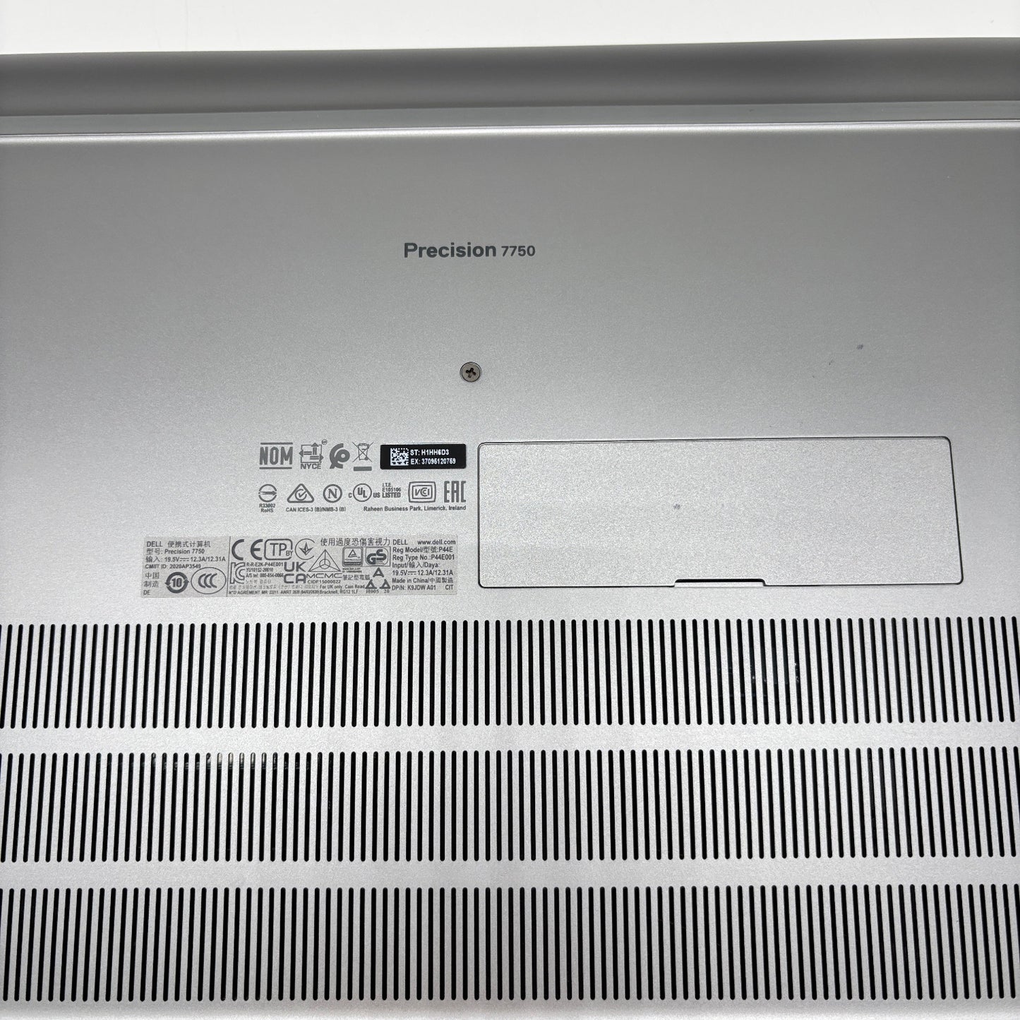 Dell Precision 7750 17.3" i7-10850H 2.3GHz 64GB RAM 1TB SSD RTX 3000