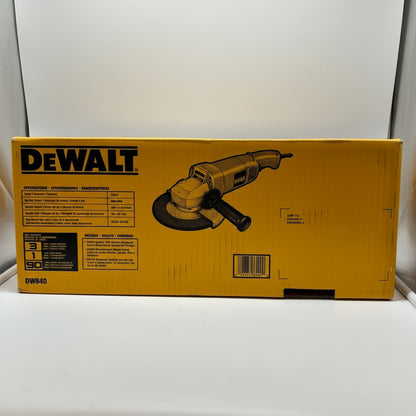 New DeWalt DW840 7" Corded Medium Angle Grinder