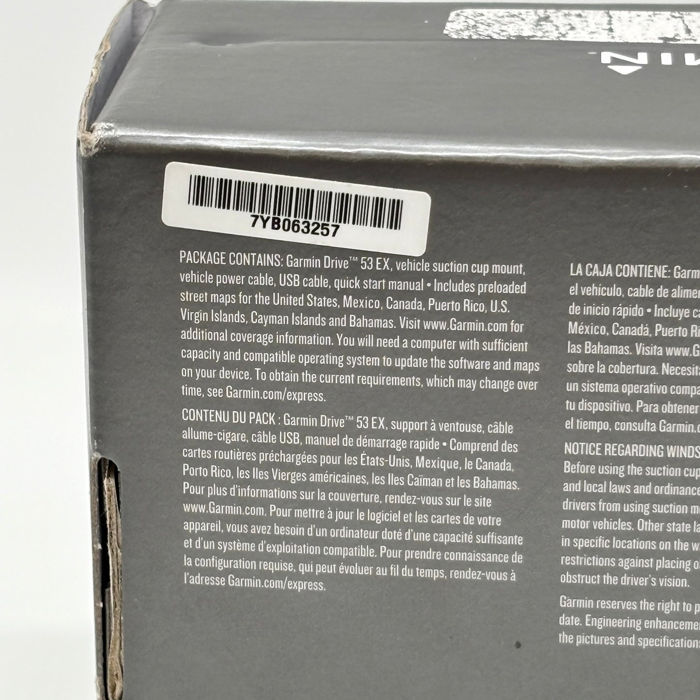 New Garmin DriveSmart 53EX 5" GPS Navigator 010-02858-02