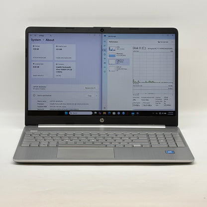 HP Laptop 15-DY0025TG 15.6" Pentium Silver N5030 1.1GHz 8GB RAM 256GB SSD