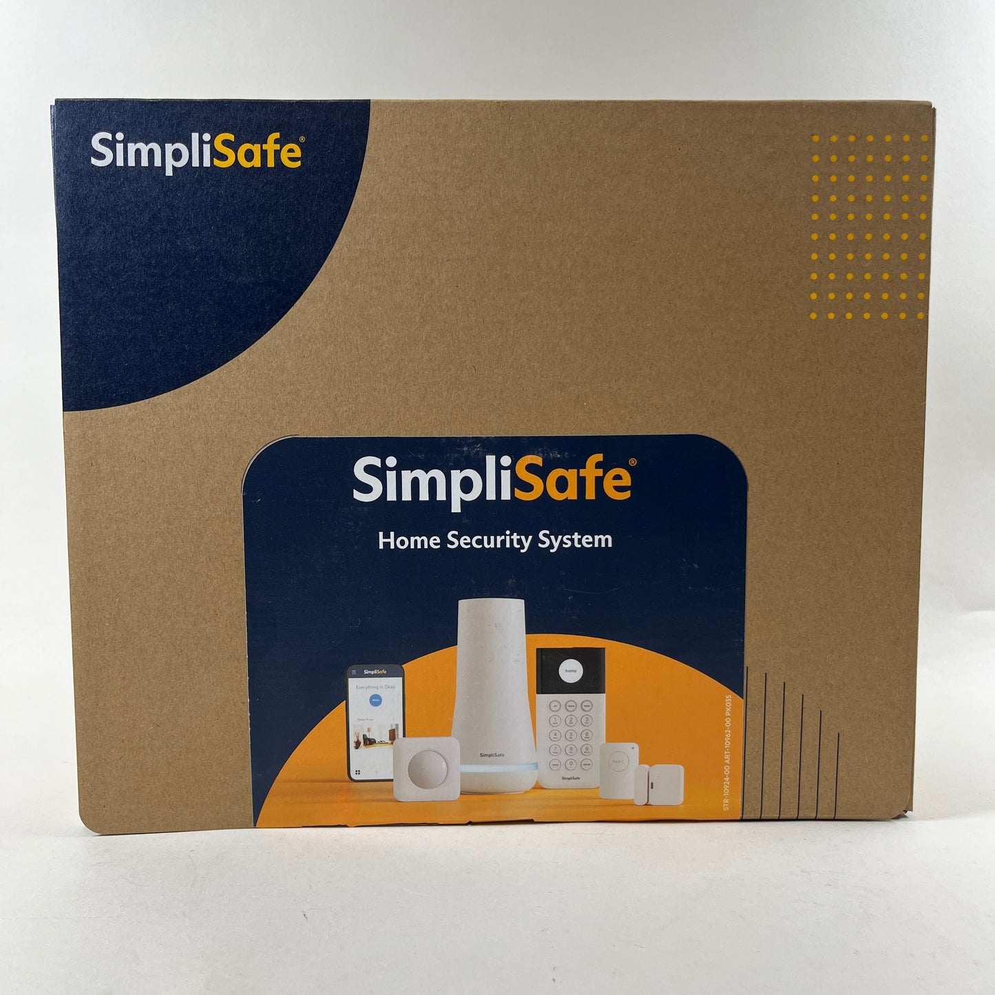 New SimpliSafe Home Security System White 4 Entry, 1 Motion, 1 Panic PK032