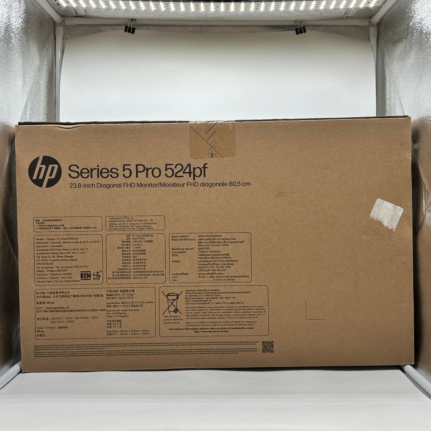 New HP Series 5 Pro 23.8-in Diagonal FHD Monitor 524PF
