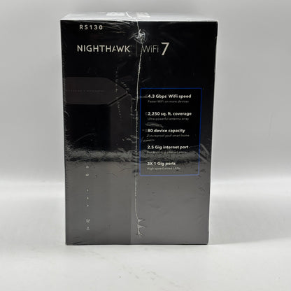 New NETGEAR Nighthawk WiFi 7 Dual-Band Router RS130