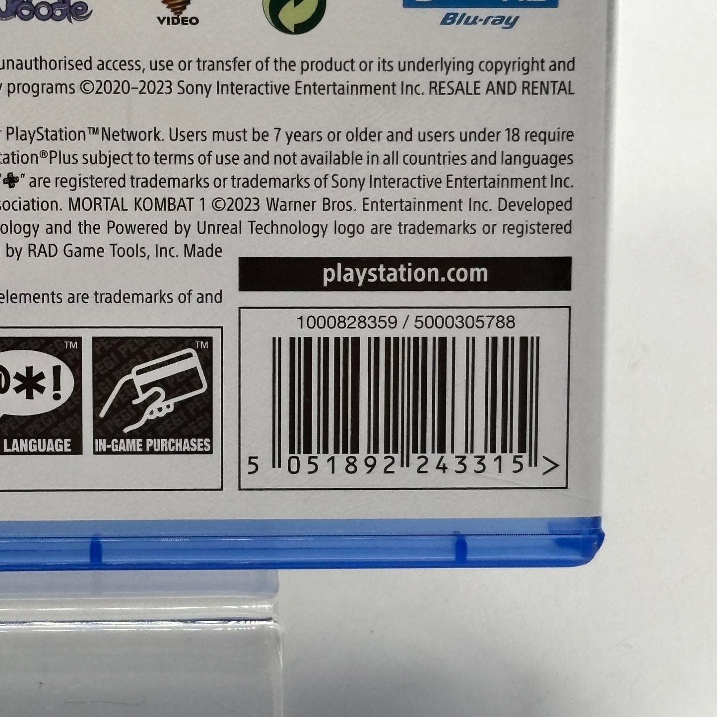 Mortal Kombat 1 (Sony PlayStation 5 PS5, 2023)