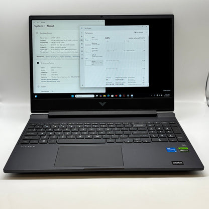 HP Victus 15-FA1030NR 15.6" i5-12450H 2.0GHz 8GB RAM 512GB SSD GeForce RTX 2050