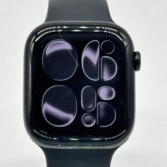 Unlocked Apple Watch Series 10 46MM Black Aluminum Black Sport Band MWY43LW/A