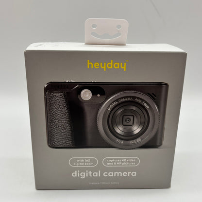 New HeyDay 55403 8MP 4K Mirrorless UHD Video 512GB Capacity Digital Camera