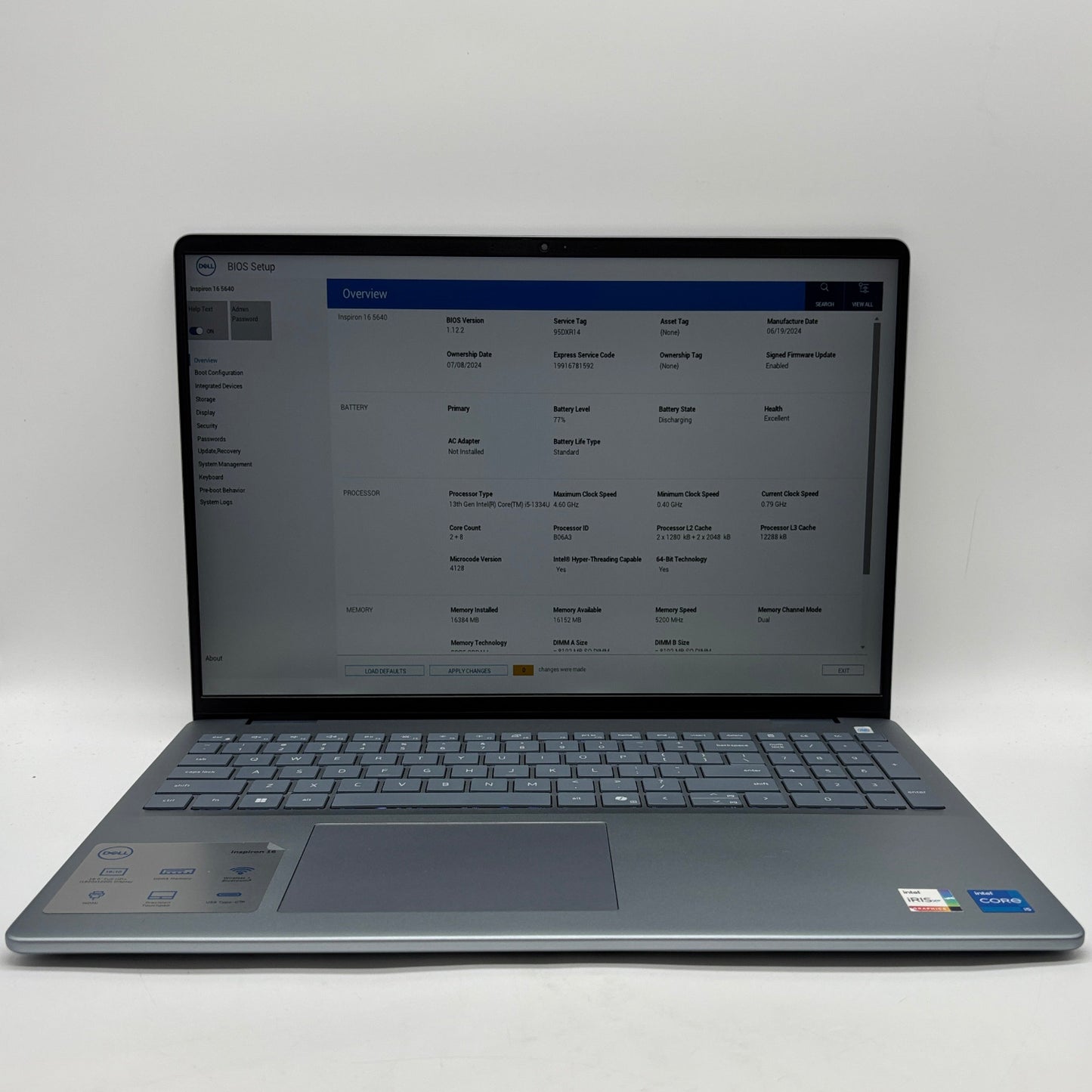 Dell Inspiron 16 5640 16" i5-1334U 1.3GHz 16GB RAM 512GB SSD