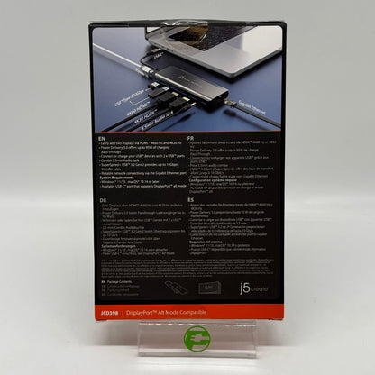 New j5create USB-C Dual 4K HDMI Mini Dock JCD398