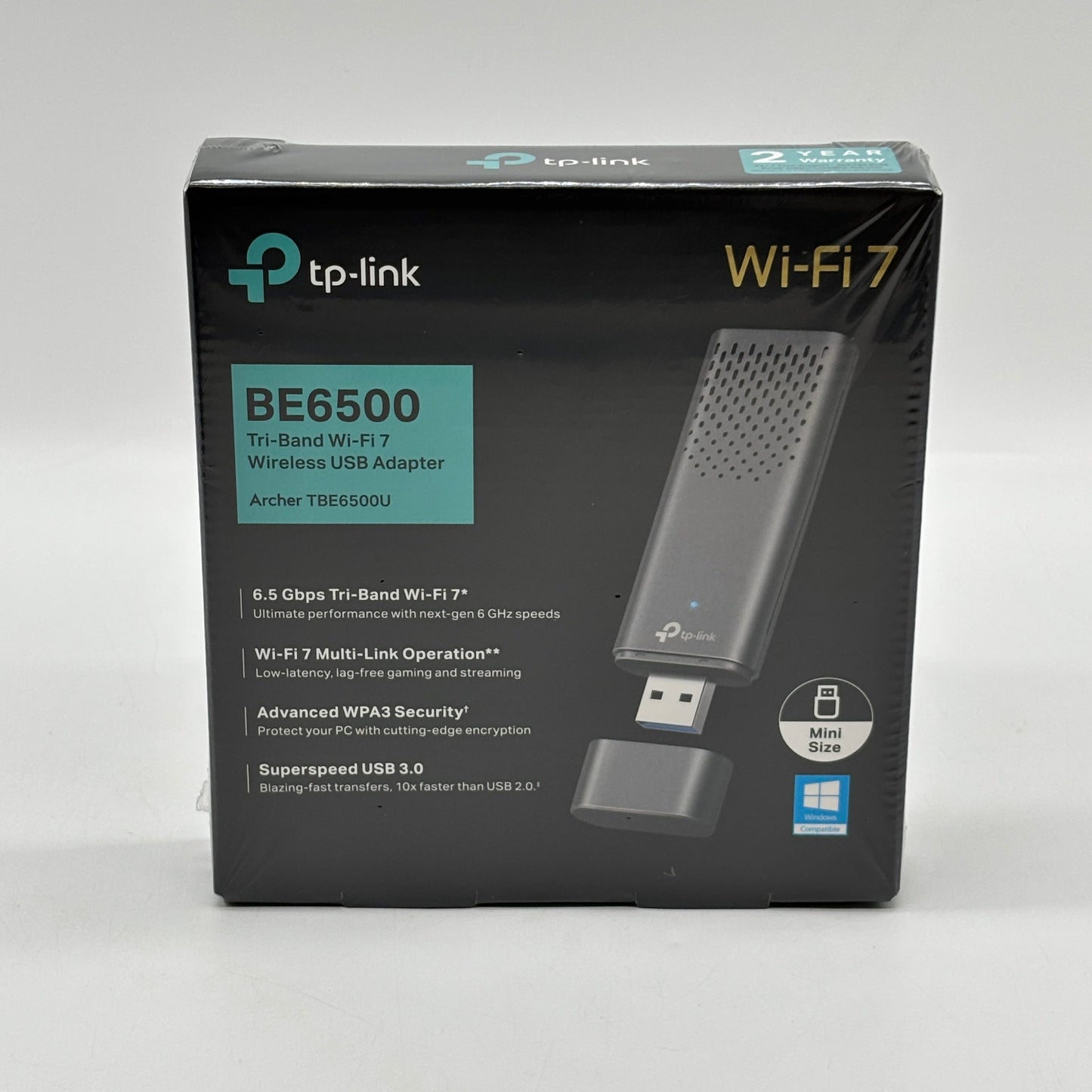 New TP-Link Archer TBE6500U Wireless USB Adapter BE6500