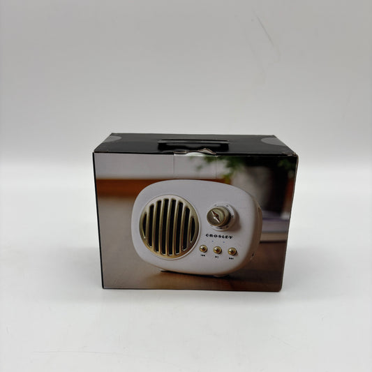 New Crosley Piper Portable Bluetooth Speaker White CR3044A-WH