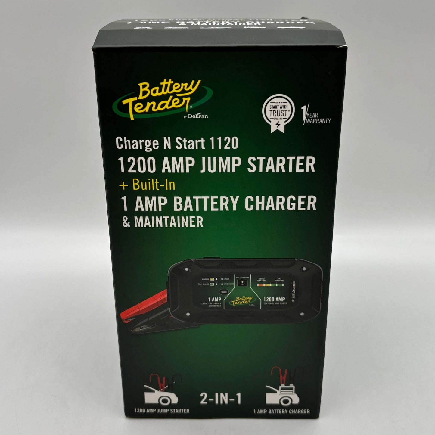New Battery Tender Charge N Start 1120 Jump Starter & Battery Charger