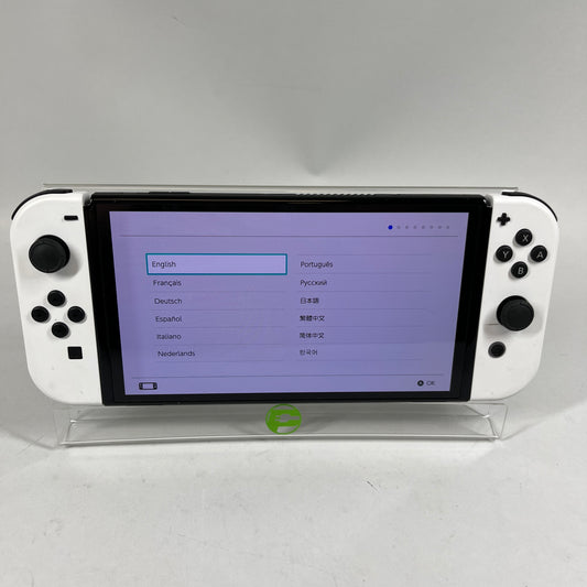 Nintendo Switch OLED Video Game Console Only HEG-001 White