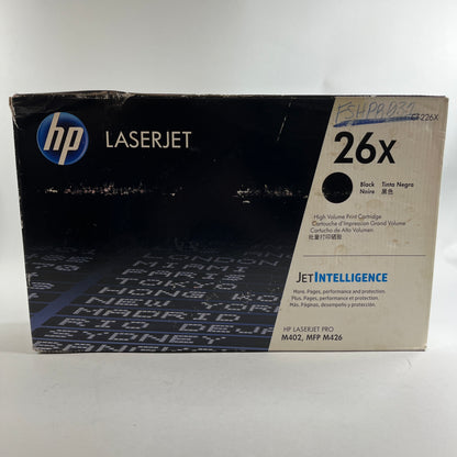 New HP LaserJet 26X CF226X Black Print Cartridge