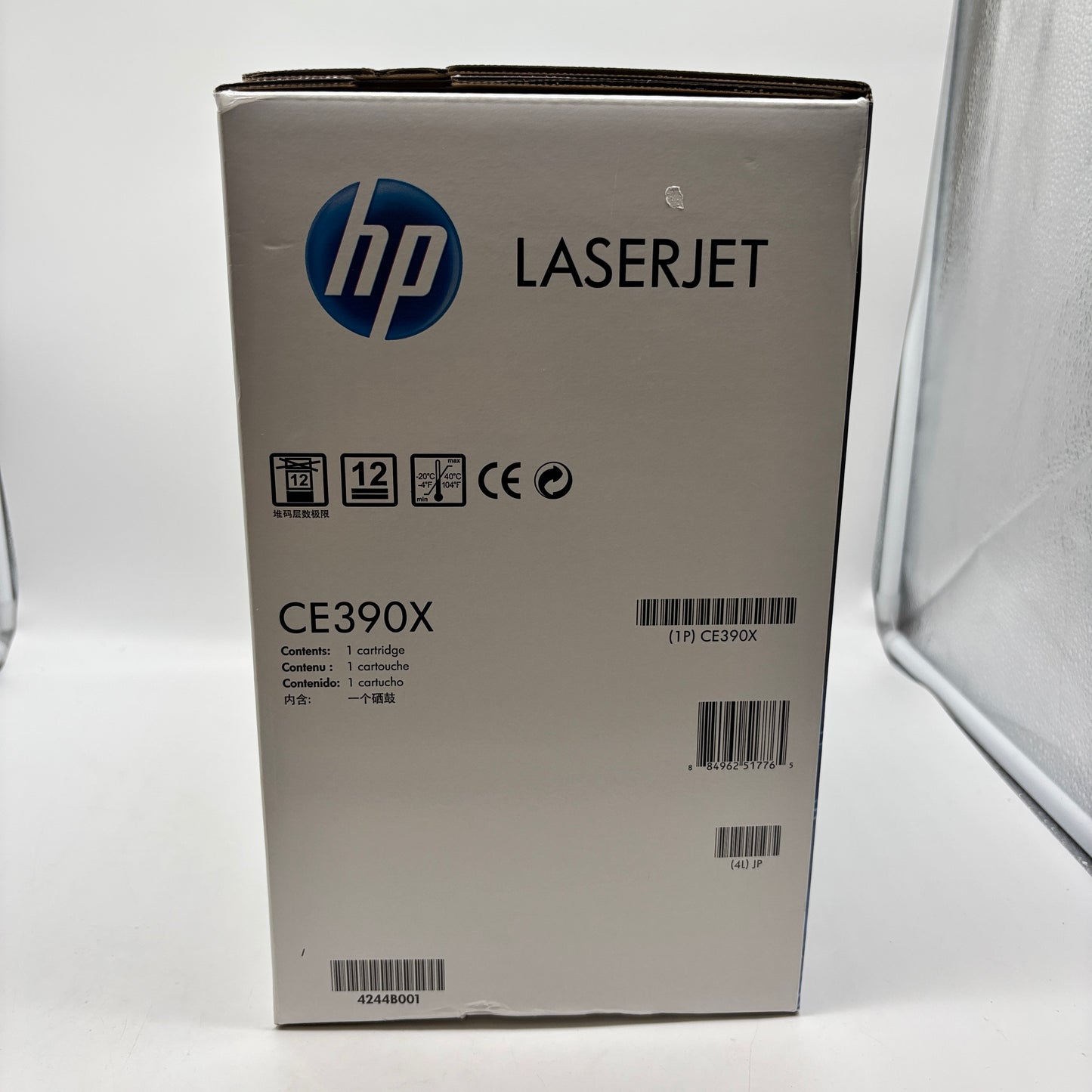 New HP 90x CE390X Black Print Cartridge MFG Date 04/2023
