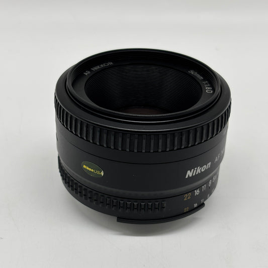 Nikon AF NIKKOR 50mm f/1.8 1:1.8 D Camera Lens