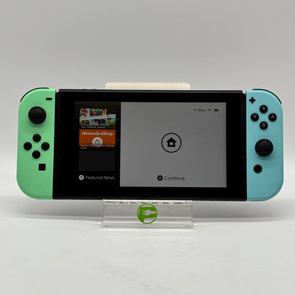 Nintendo Switch v2 Video Game Console HAC-001(-01) Animal Crossing Edition