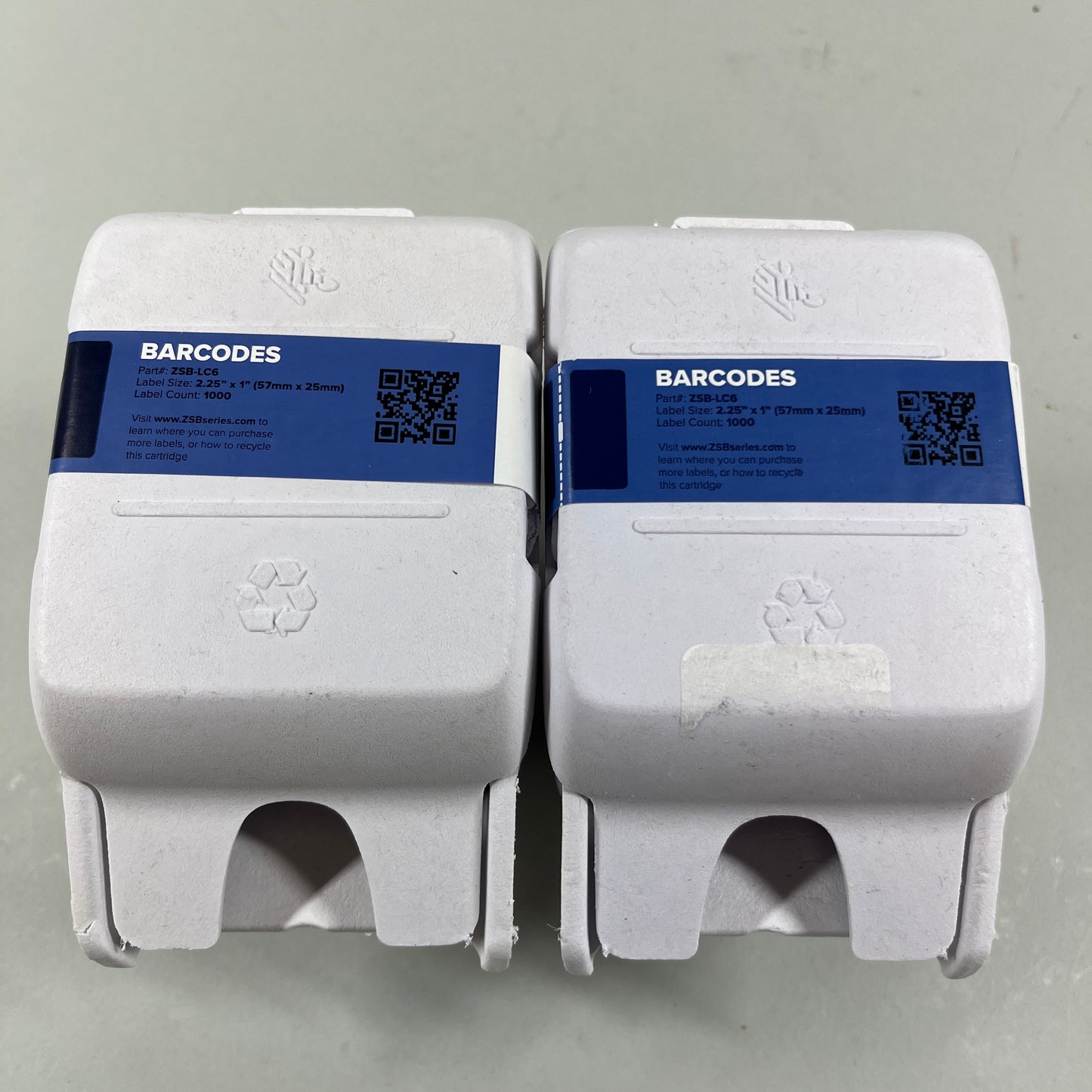 Zebra Wireless Bluetooth  Label Printer ZSB-DP12 with Barcode Labels ZSB-LC6