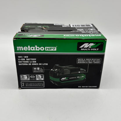 New Metabo BSL 36A18X 36V Battery