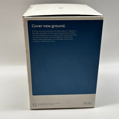 New Ring Spotlight Cam Pro Advanced Outdoor Camera