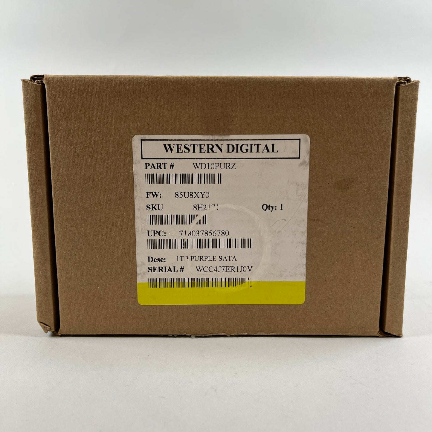 New Western Digital WD Purple Pro Surveillance HDD 1TB WD10PURZ