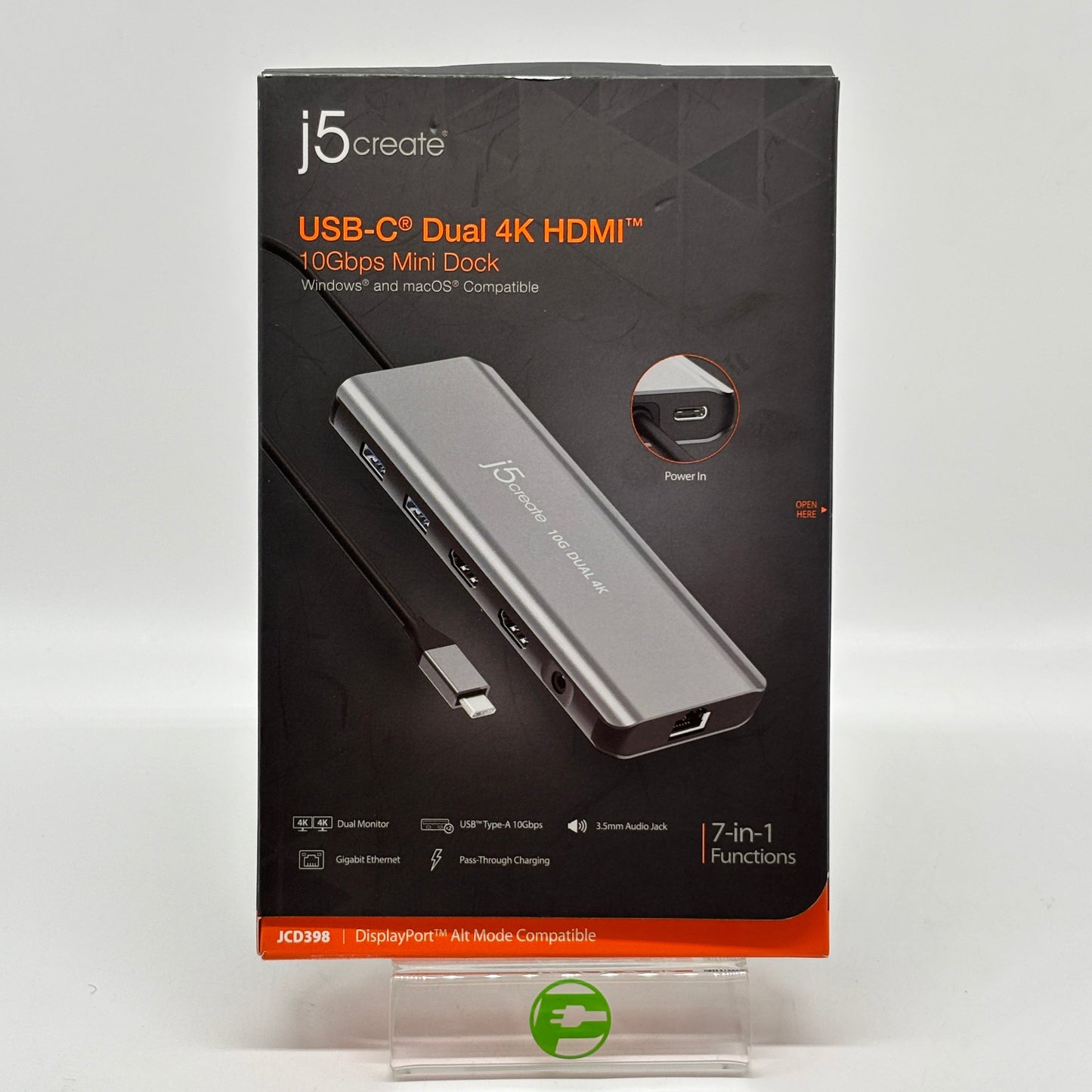 New j5create USB-C Dual 4K HDMI Mini Dock JCD398