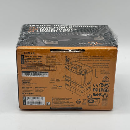 New Noco NLP5 12V Lithium Battery