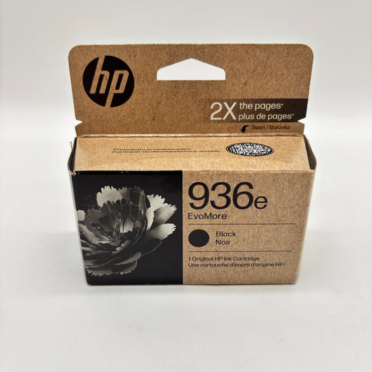New HP 936e 4S6V6LN Black Ink Cartridge EXP 01/2028