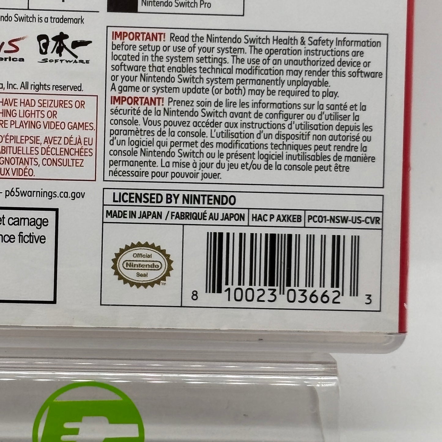 Poison Control (Nintendo Switch, 2021)