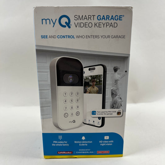 New myQ Smart Garage Video Keypad Video Keypad VKP1-MYQMC