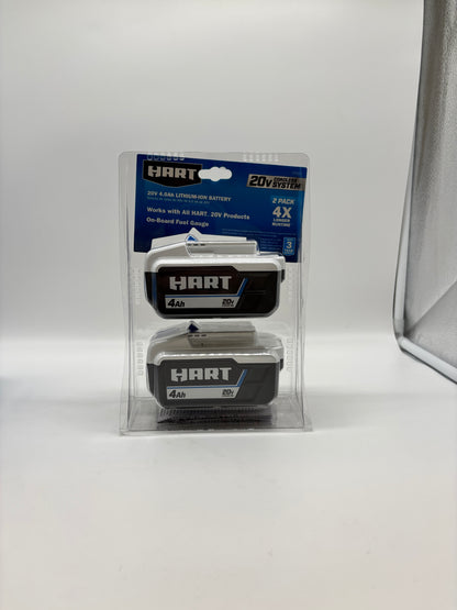 New Hart 20 v 2 Pack Lithium-Ion Battery  HPB23