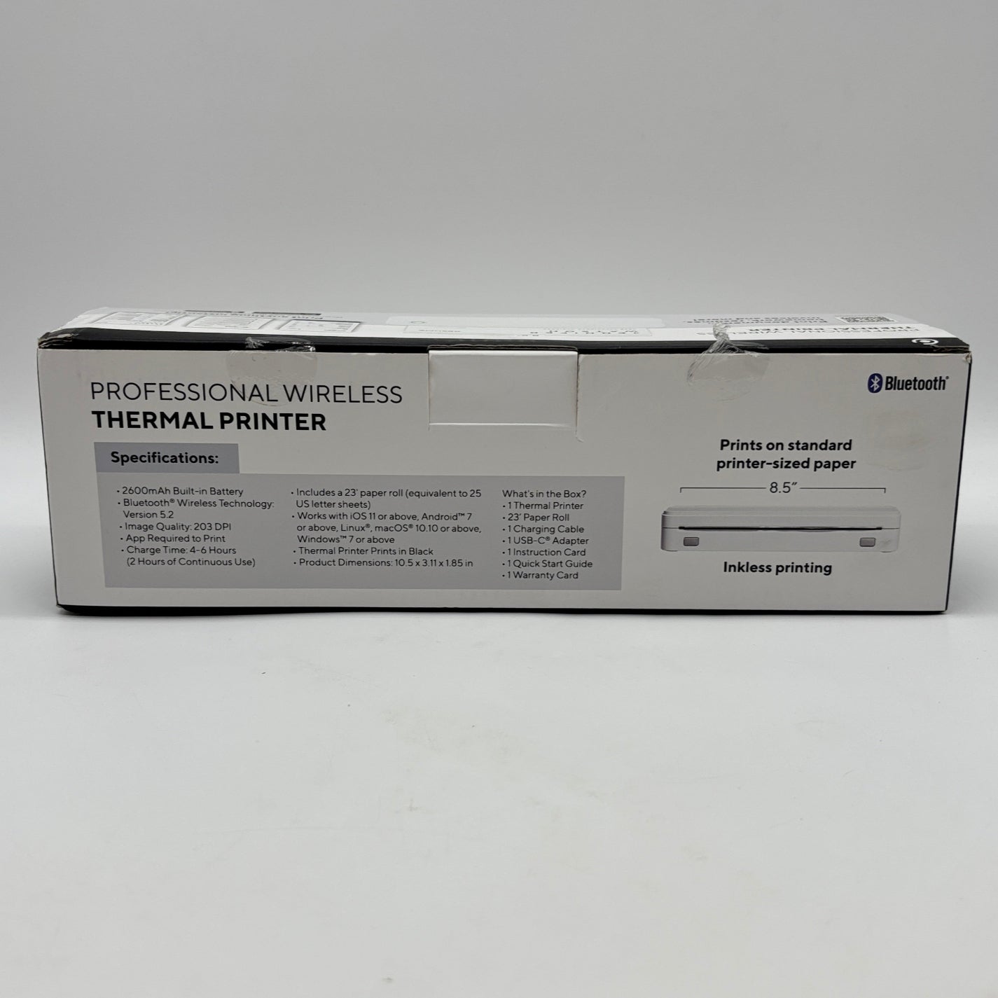 New Core Professional Wireless Printer Wireless Thermal Printer CTP100LG