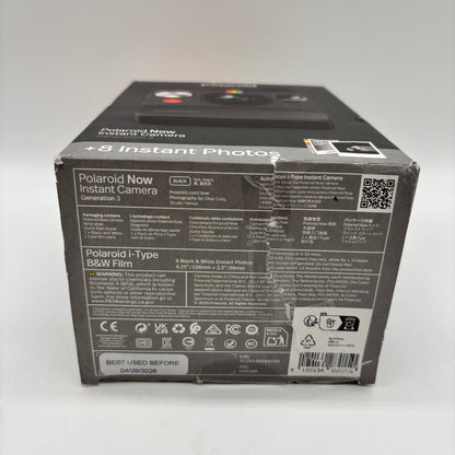 New Polaroid Gen 3 Now Instant Camera +8 Instant Photos
