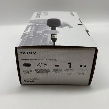 New Sony ECM-VG1 40 Hz - 20 kHz Electret Condenser Shotgun Microphone