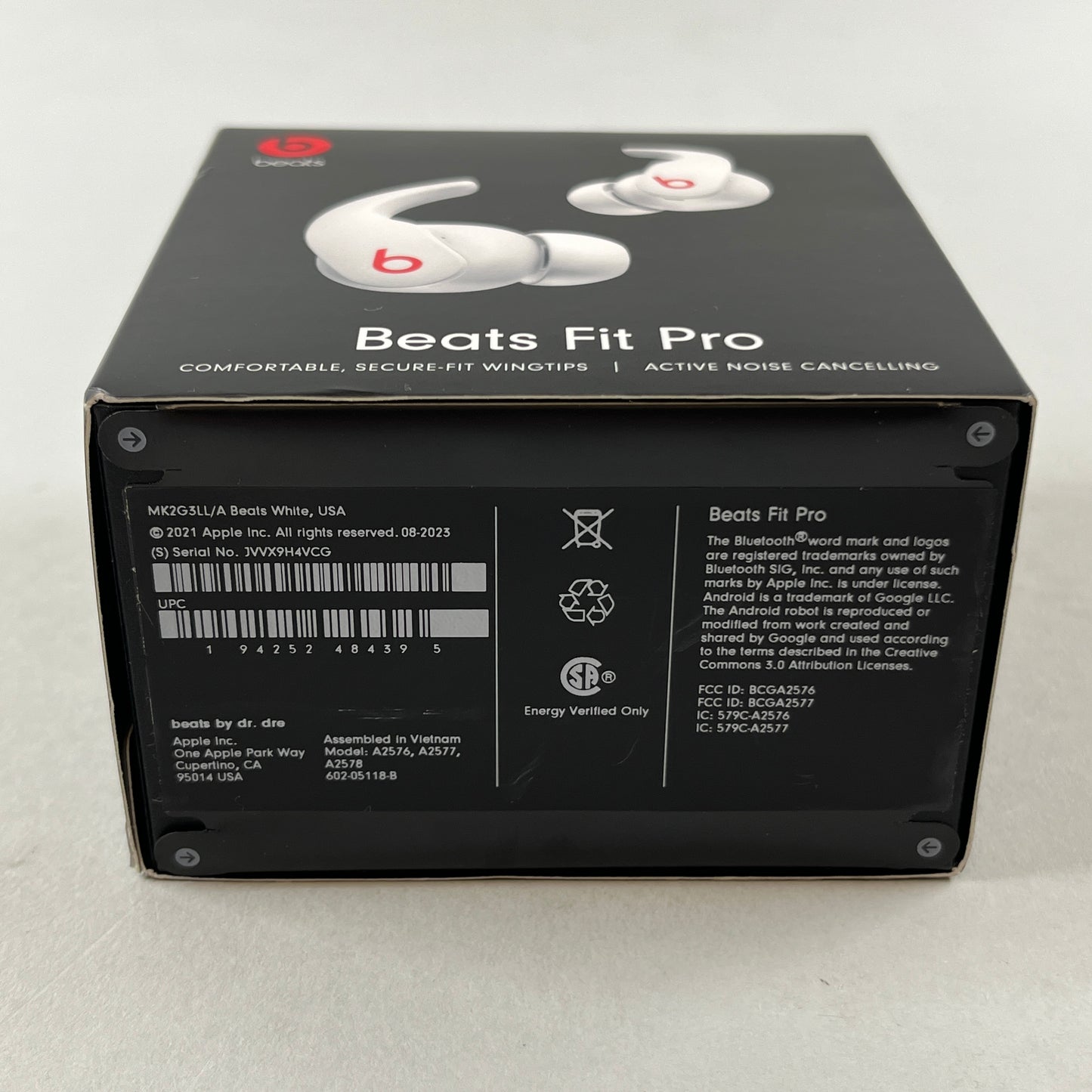 New Beats Fit Pro Wireless Earbuds  White MK2G3LL/A