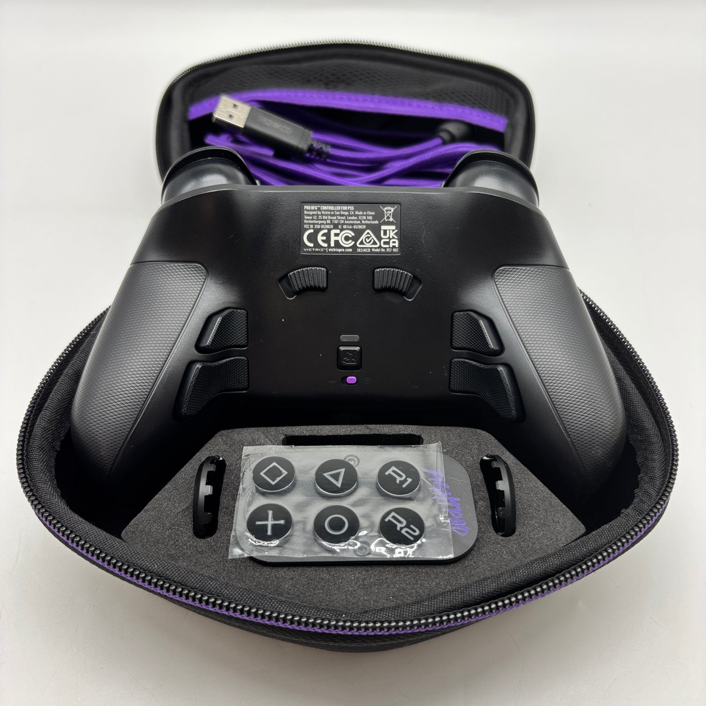 PDP Victrix Pro BFG Black 052-002-BK Controller For PS4/PS5/PC