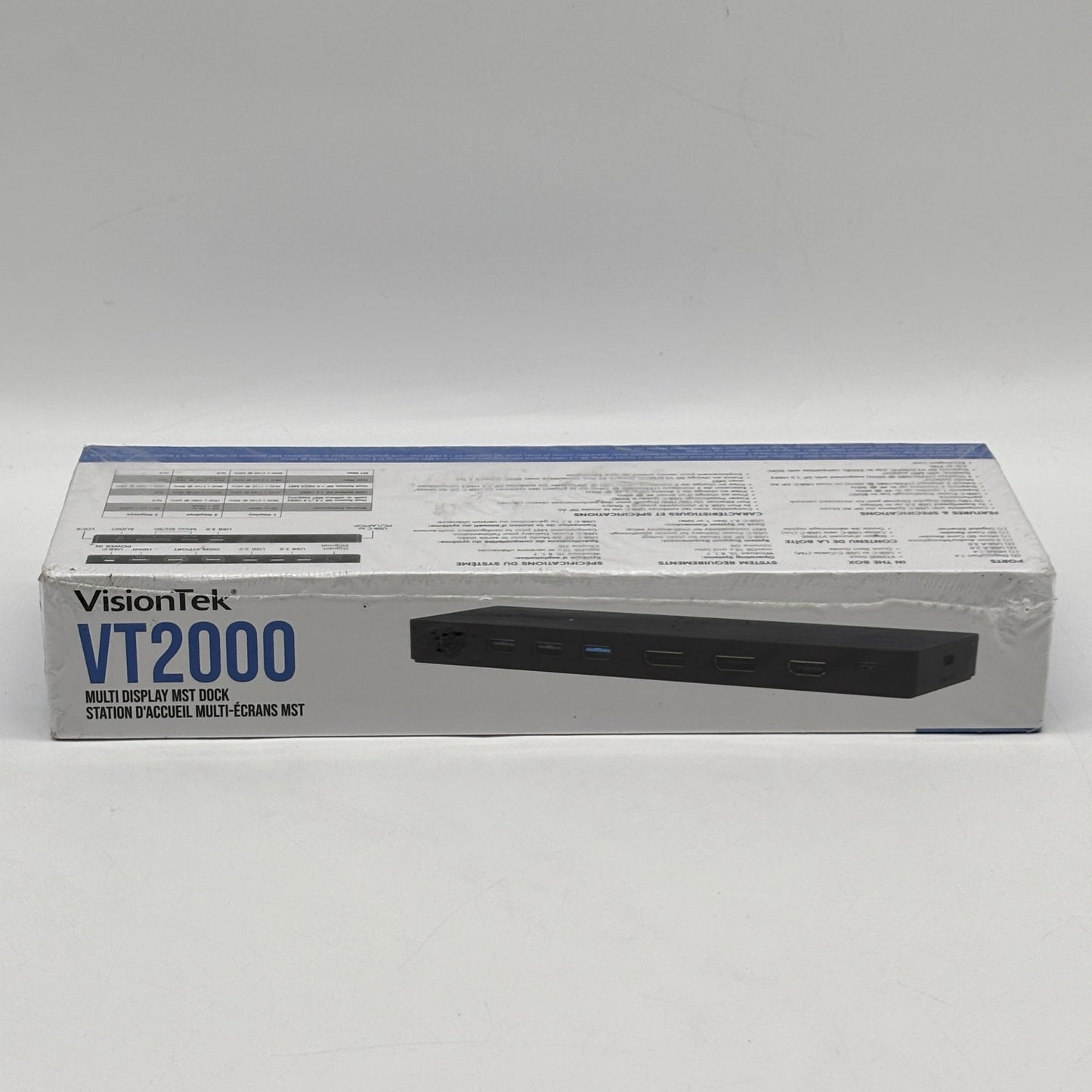 New VisionTek VT2000 Multi Display MST USB-C Docking Station 901284