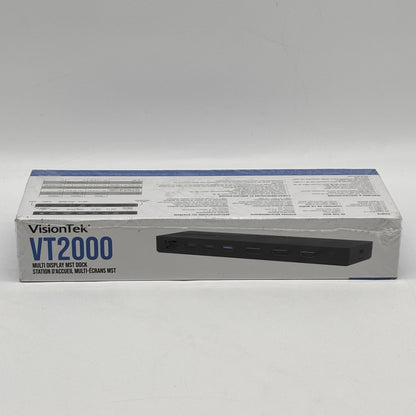 New VisionTek VT2000 Multi Display MST USB-C Docking Station 901284