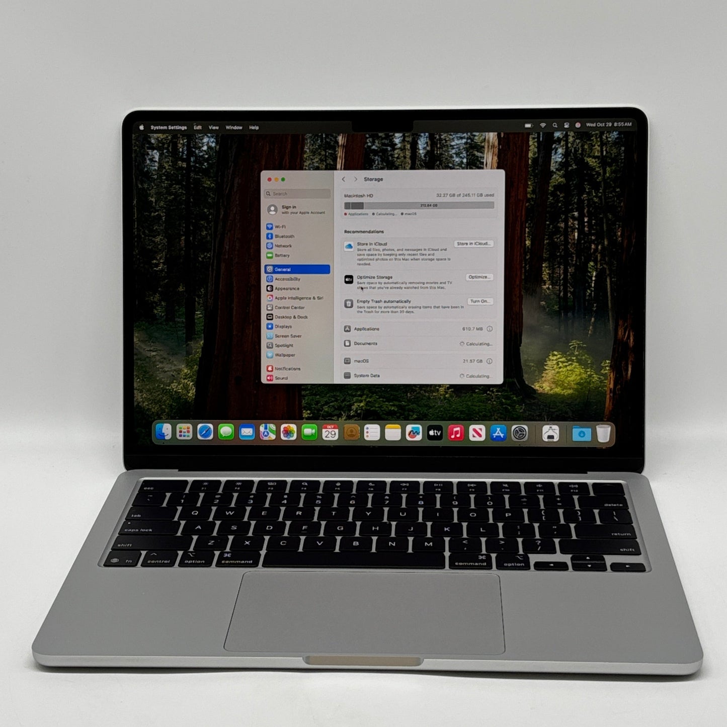 2025 Apple MacBook Air 15" M4 8C GPU 4.5GHz 16GB RAM 256GB SSD MW0W3LL/A