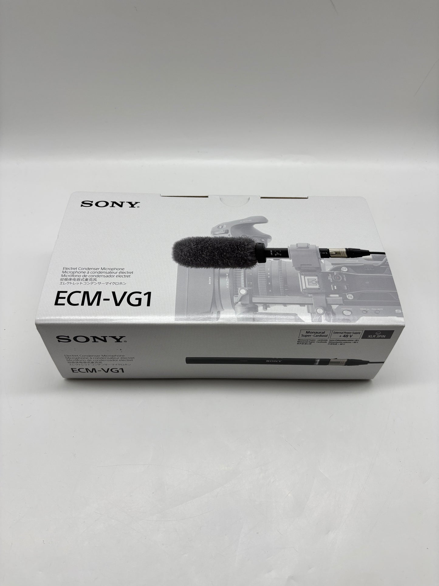 New Sony ECM-VG1 40 Hz - 20 kHz Electret Condenser Shotgun Microphone