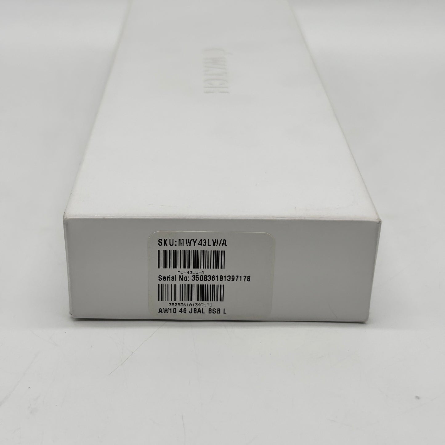 Unlocked Apple Watch Series 10 46MM Black Aluminum Black Sport Band MWY43LW/A