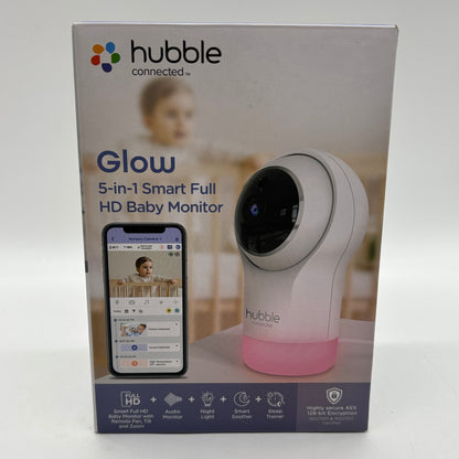 Hubble Connected Nursery Pal Glow HD Baby Monitor Camera with Night Light 