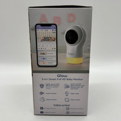 Hubble Connected Nursery Pal Glow HD Baby Monitor Camera with Night Light 