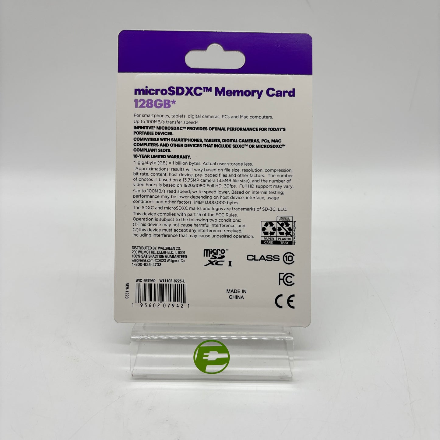 New Infinitive 128GB MicroSDXC Memory Card