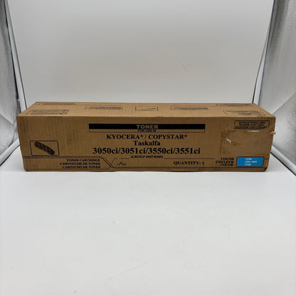 New Kyocera/Copystar TASKalfa 3050CI/3051CI/3550CI/3551CI Cyan Toner Cartridge