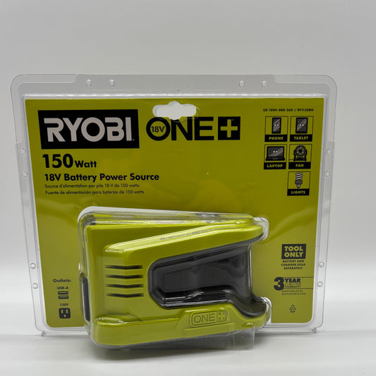New Ryobi ONE + Battery Power Source RYI150BG