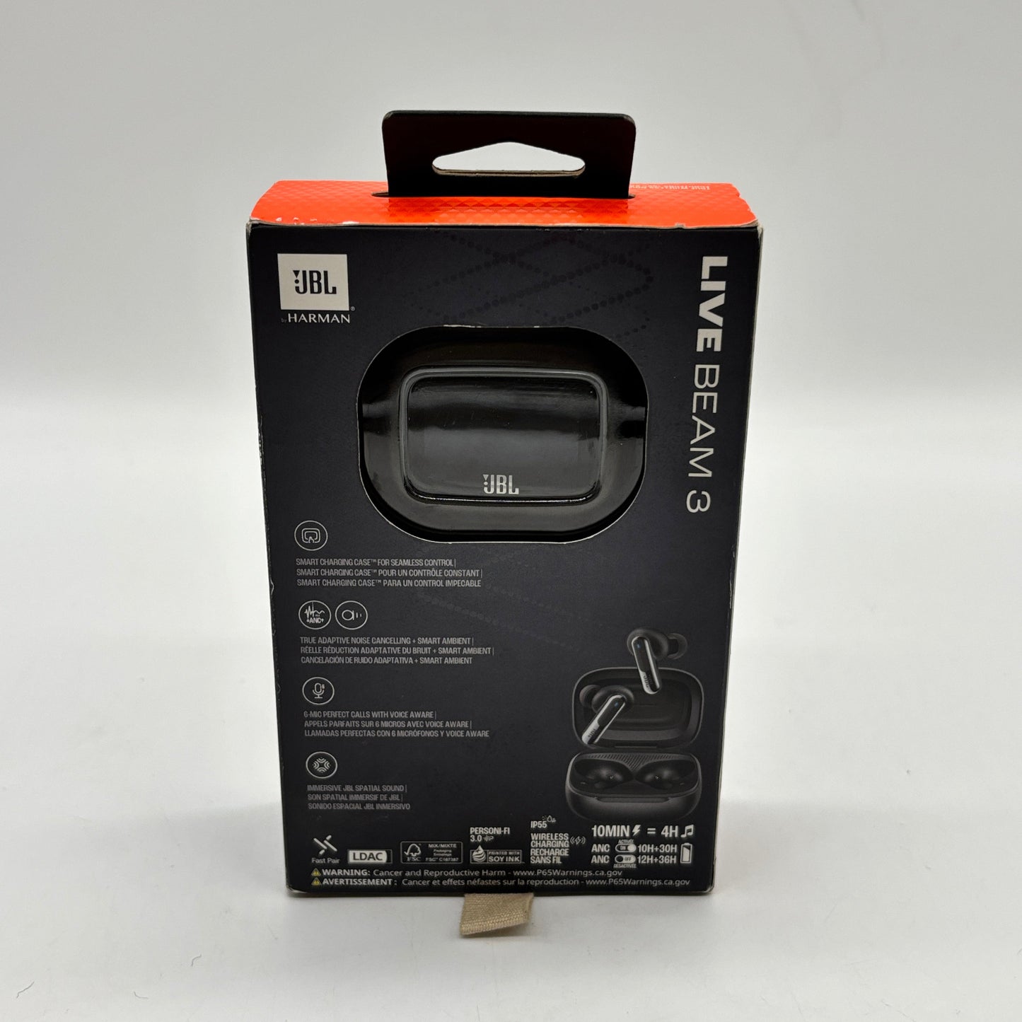 New JBL Live Beam 3 True Wireless Noise Cancelling Earbuds