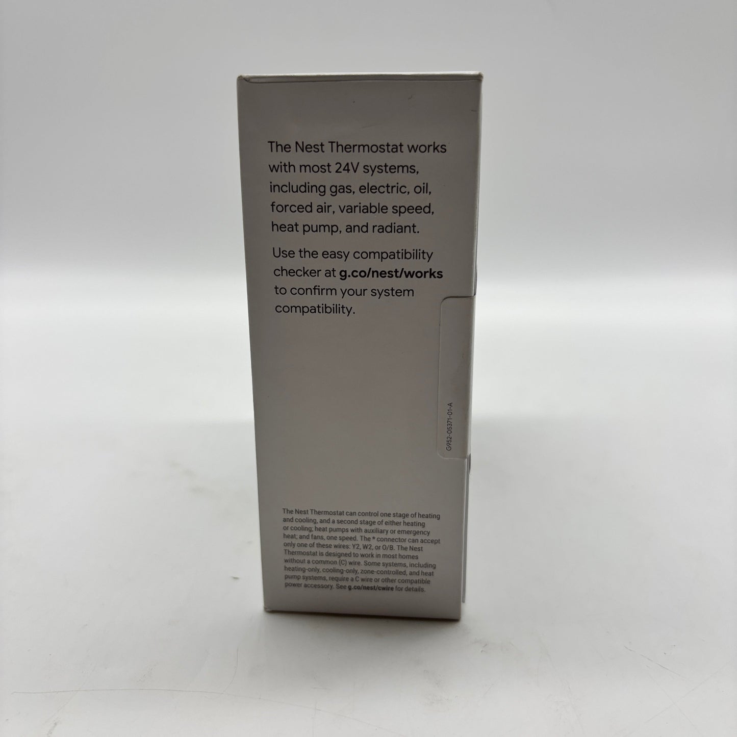 New Google Nest  Smart Thermostat GA01334-US